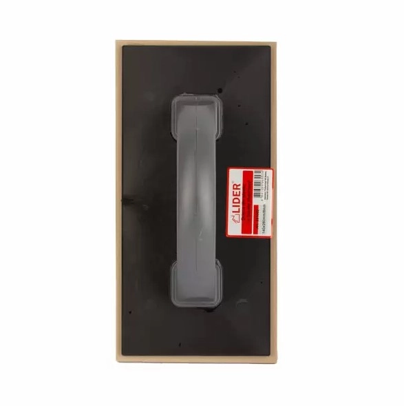 Терка пластиковая, с резиновой подкладкой Lider 140*280мм 231050