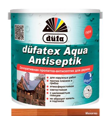 Декоративное покрытие Dufatexaqua 2.5л махагон