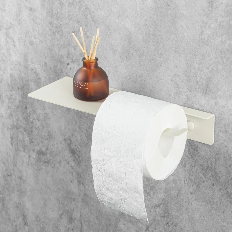 Suport pentru hirtie igienica Line Base ADH PH/LB-2052JL-A bej stâng