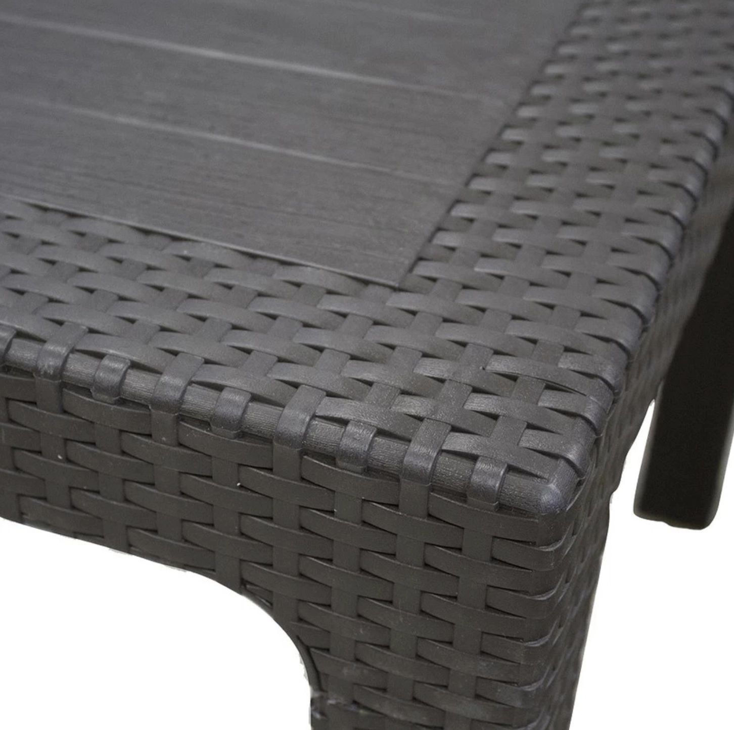 Садовый стол Rattan 90x150 Brown 