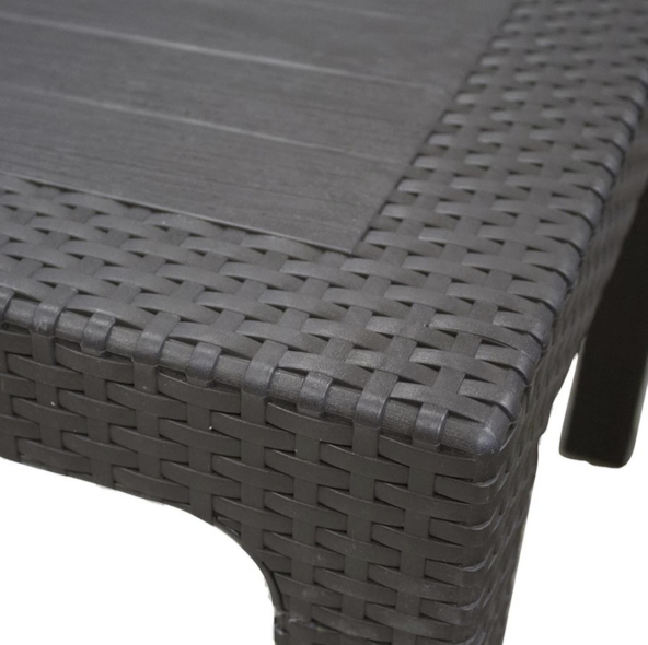 Masă pentru terasă Rattan 90*150 Brown 