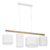 Lampă suspendată TK Lighting Deva Black 1 E27 4105