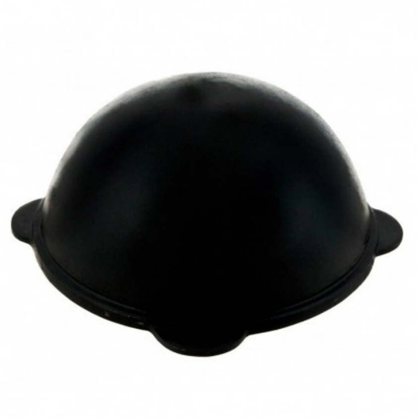 Cazan din fontă cu capac și fund rotund 8L