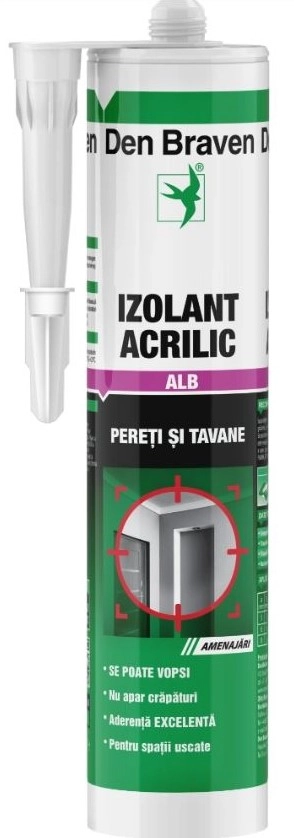 Izolant Acrilic W alb Den Braven Diy 280ml  