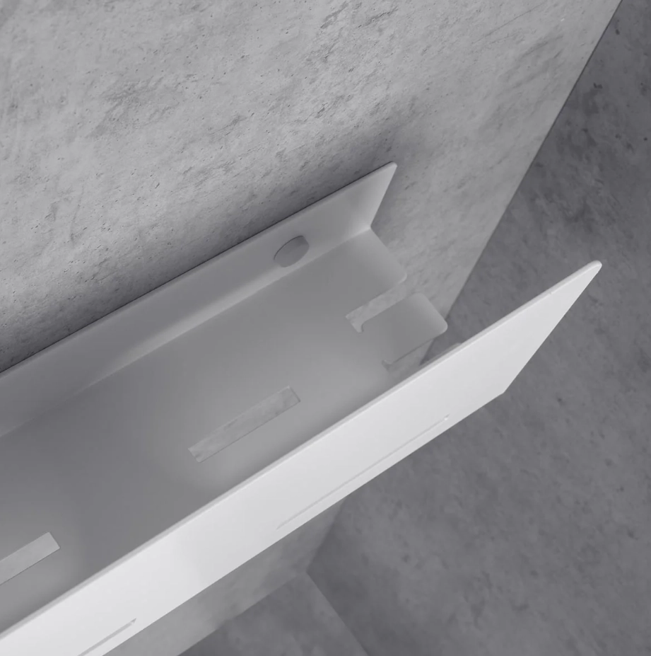 Raft pentru baie Daske Wenca L SH/WL-0706G gri