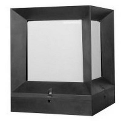 Felinar de grădină Prizma 21x27 negru 72251