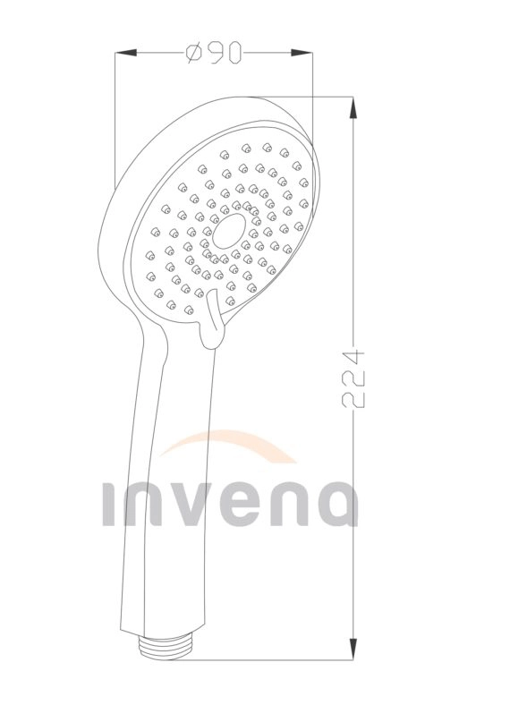 Душевая система Dokos chrome/белый BW-19-002-V 