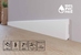 Плинтус STIQ S0810 белый