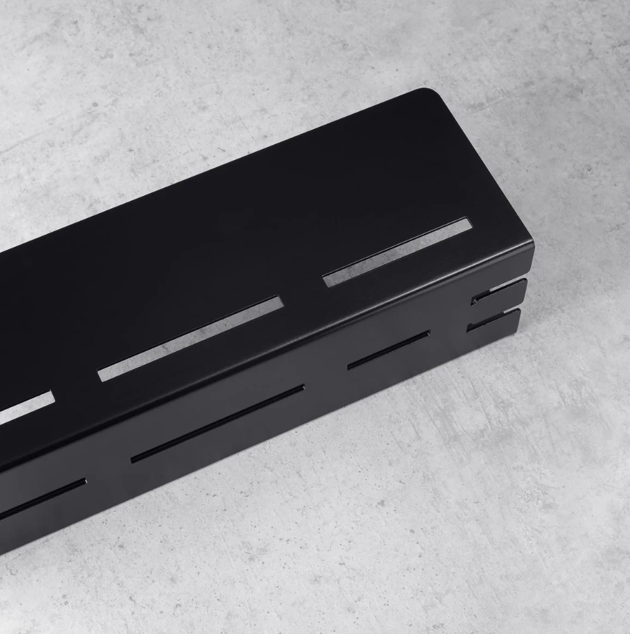 Полка для ванной Daske Wenca L SH/WL-0683B чёрный