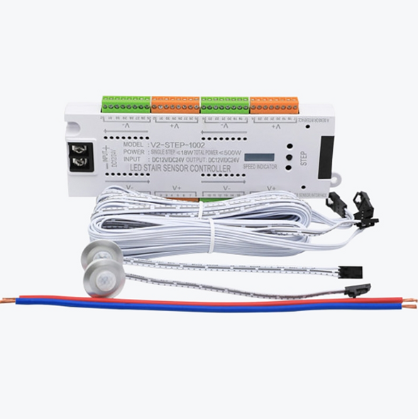 Контроллер интерактивной светодиодной подсветки лестницы Step-1002 22854 