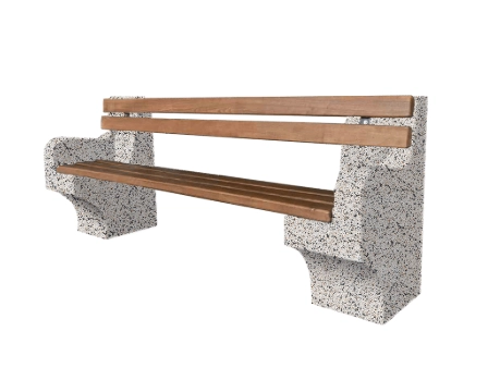 Бетонная скамейка 5