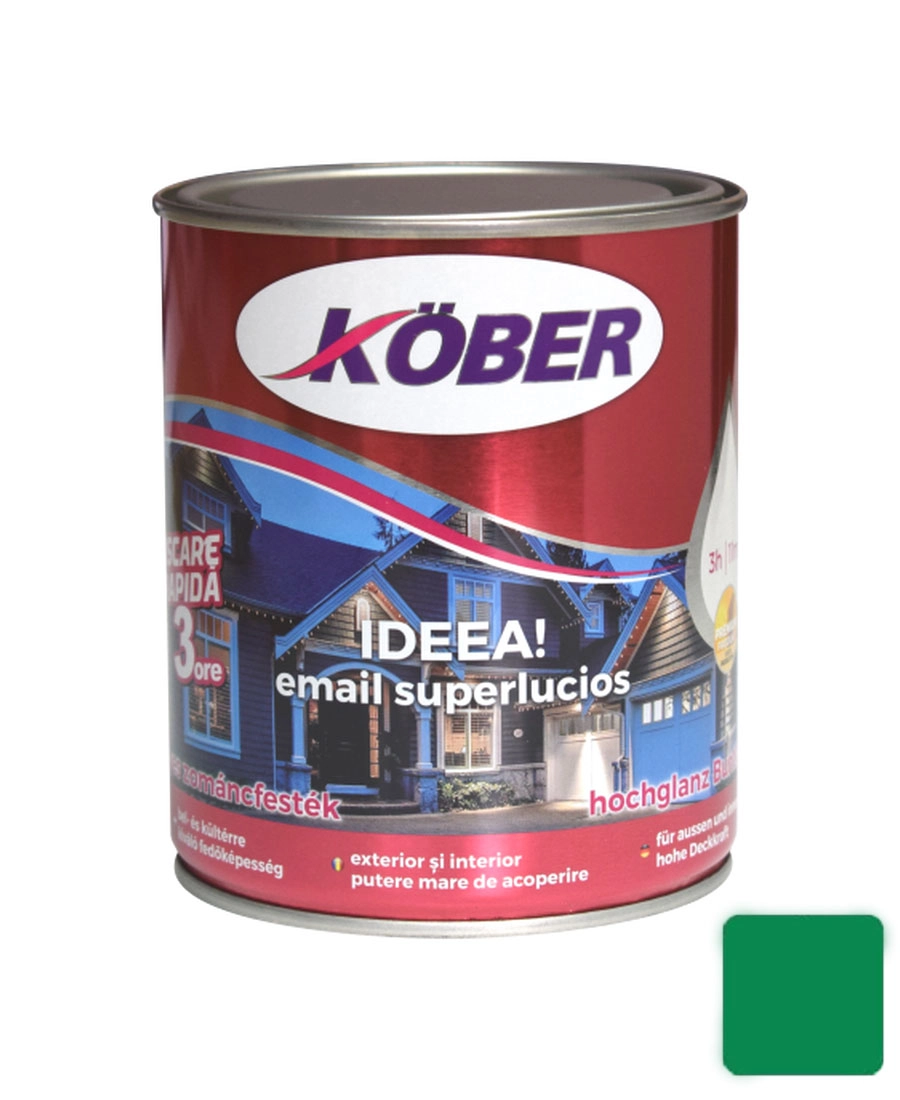 Vopsea Ideea 0.75l verde luminos