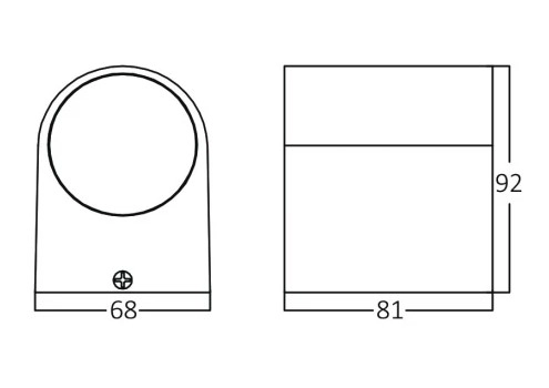 Светильник Rita-P 1XGU10 IP44 80*95мм BG32-00202/828 