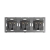 Розетка тройная 16A 86x228mm Белый M3F-T