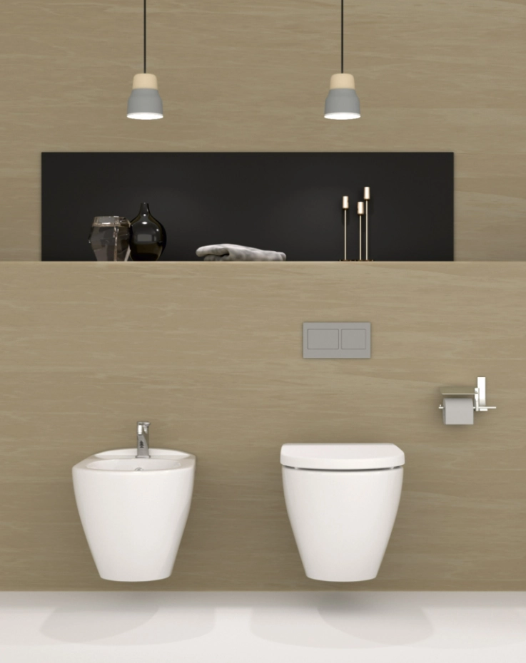 Bide suspendat Keramin Trino 1c