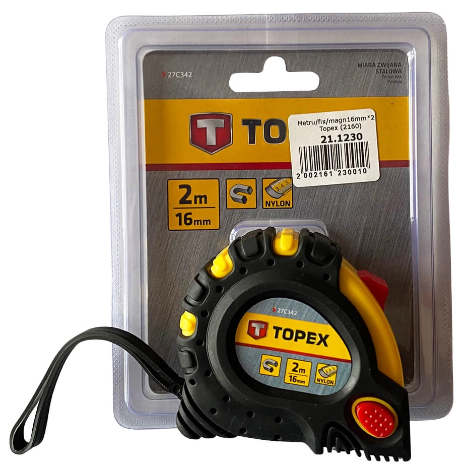 Ruleta Topex 2m x 16mm 27C342 2160