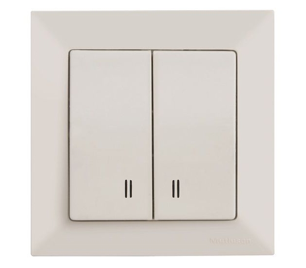 Întrerupător Mutlusan Candela 2P + Led 10504
