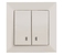 Выключатель Mutlusan Candela 2P + Led 10504
