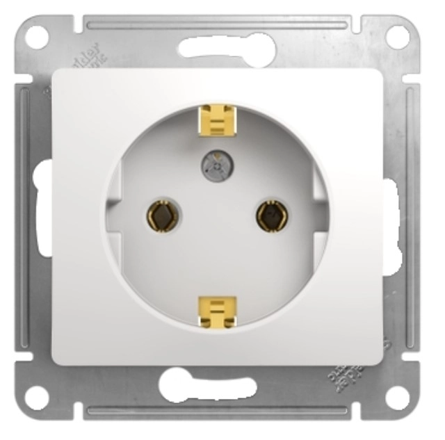 Розетка 250V 16A 2P+E Glossa GSL 000143/328 