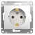 Розетка 250V 16A 2P+E Glossa GSL 000143/328