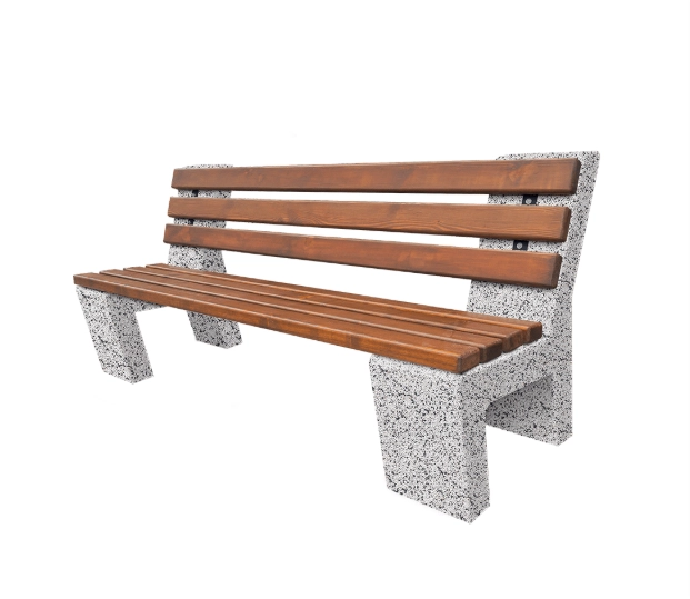 Бетонная скамейка 7