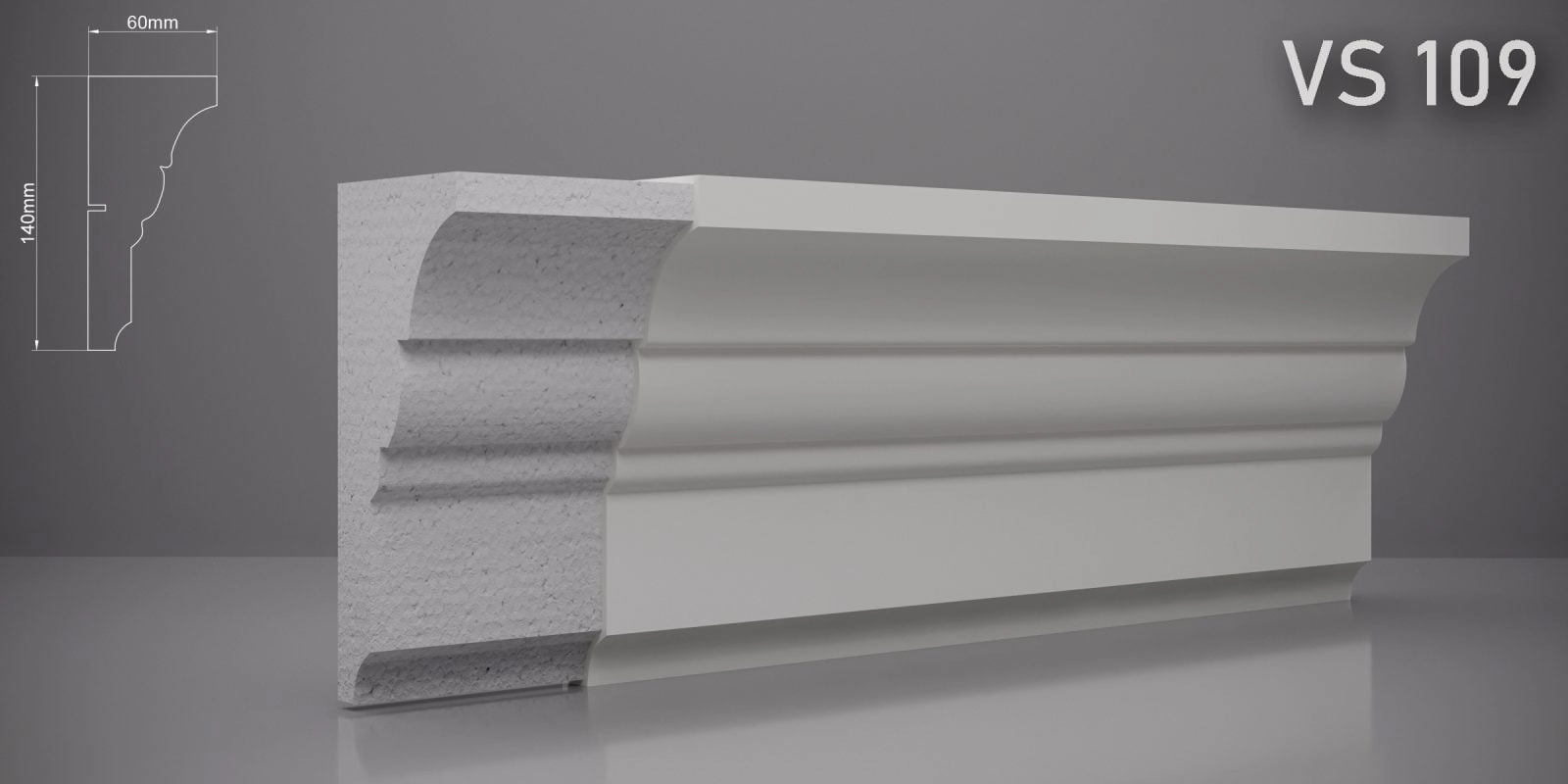 Solbanc VS109 140x60mm