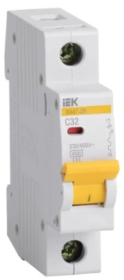 Întrerupător automat IEK BA47-29 1P 4.5kA 32A C 02529