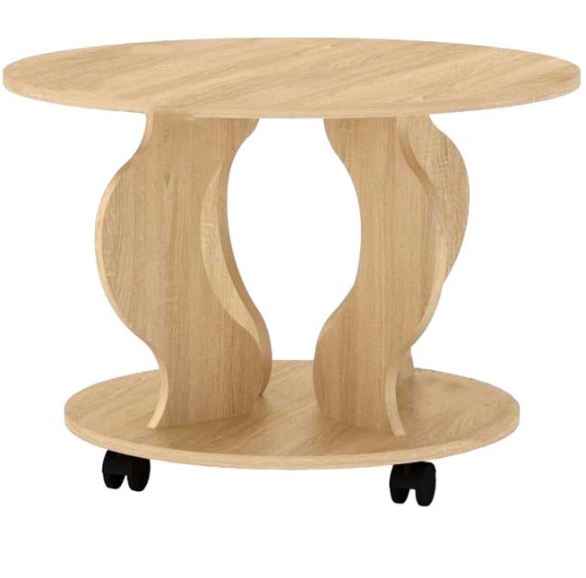 Masă de cafea Ring stejar sonoma