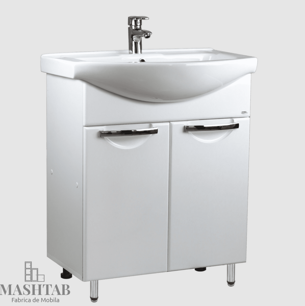 Шкаф под умывальник Delfin Basic 55 white 11609 