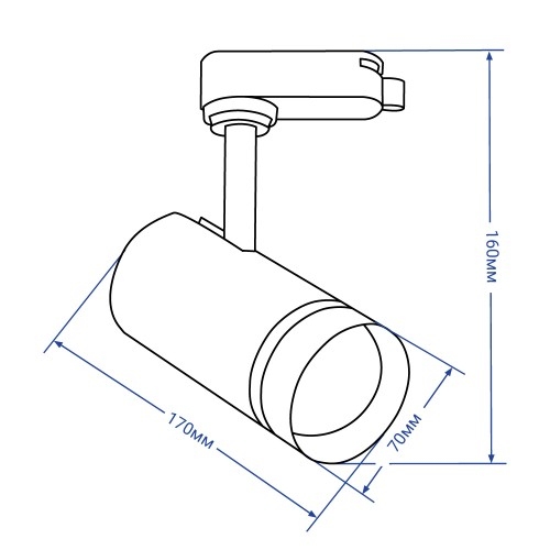 Spot FN AL106, 20W, 4000K, 1800lm