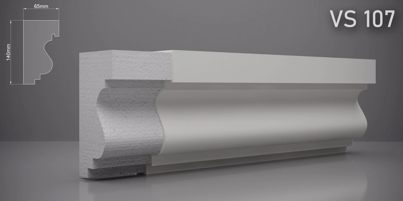 Solbanc VS107 140x65mm