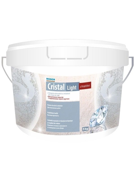 Acoperire decorativă Crystal Light 1kg 