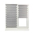Jaluzele Zi-Noapte BH-3003 Gri-Nature 0.55x1.7m