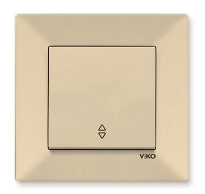 Întrerupător Meridian Viko crem 970204