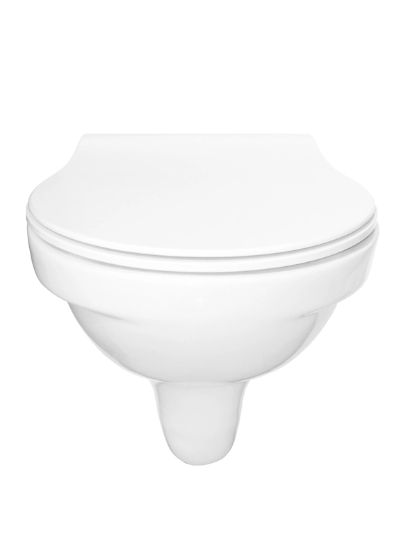 Vas WC suspendat Keramin Santi R alb 1c