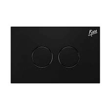 Кнопка смыва двойная Metropolis control panel soft black 89960 