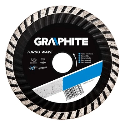 Disc pentru piatră Graphite 125mm Turbo Wave 57H634 (3643)