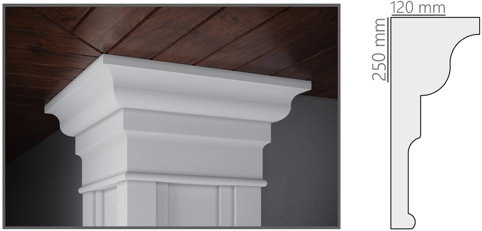 Консоль CAP214 250x120мм