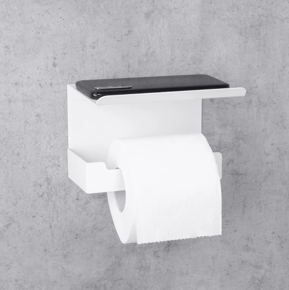 Suport pentru hârtie igienică Daske Bliss 2 stingAlbPH/B2-0195WL alb stâng