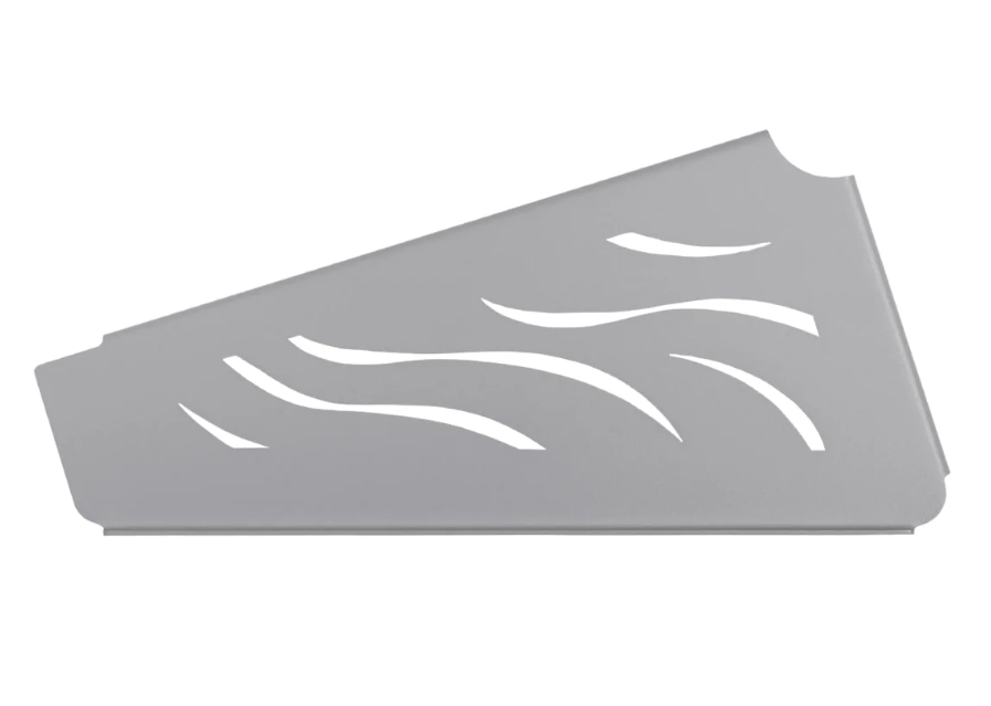 Raft pentru duș Daske Shuttle  SH/SH-0799GR gri drept