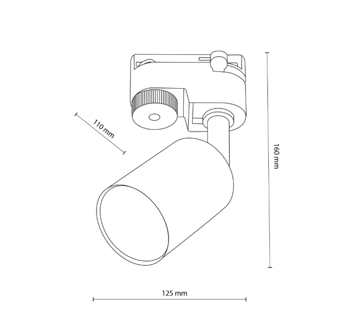 Трековый светильник TK Lighting TRACER GU10