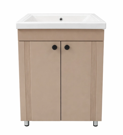 Mobilier de baie Palma beige + lavoar 65 Sava 12179 