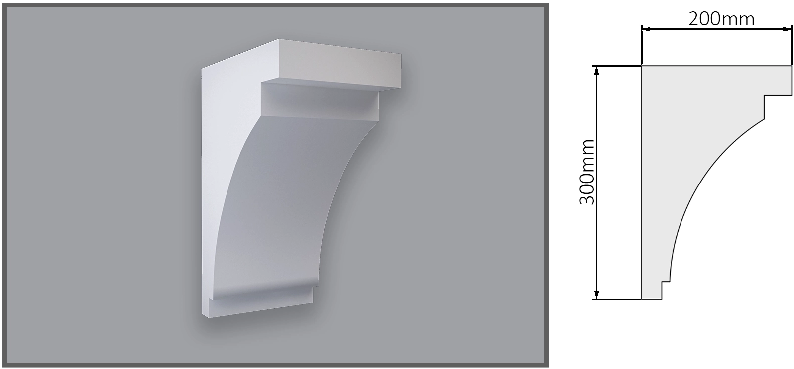 Консоль VSC2 450x250x150мм