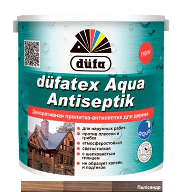 Декоративное покрытие Dufatexaqua 0.75л полисандр