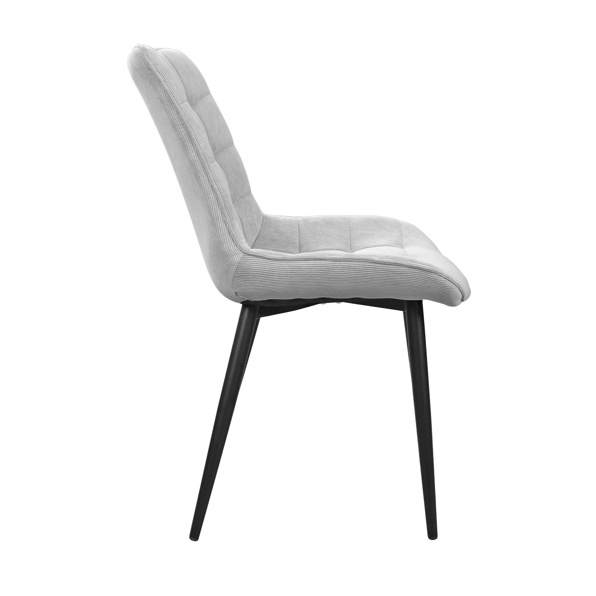 Стул Hans light grey-black