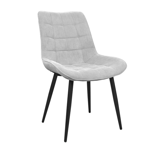 Scaun Hans light grey-black