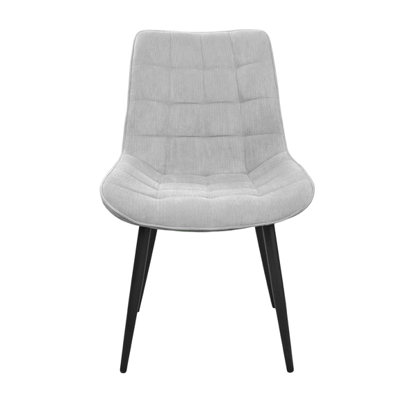 Scaun Hans light grey-black
