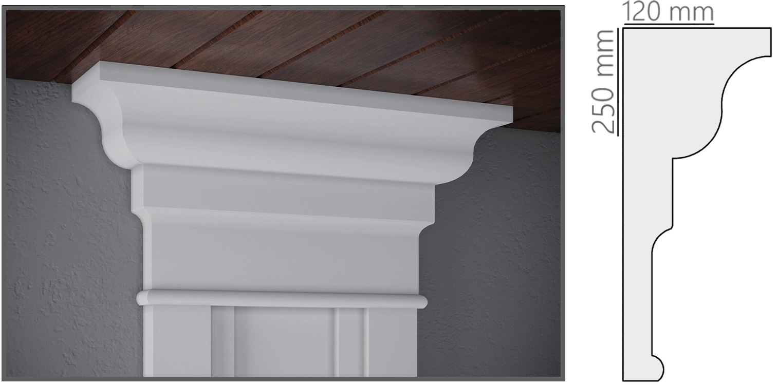 Консоль CAP214 jum 250x120мм