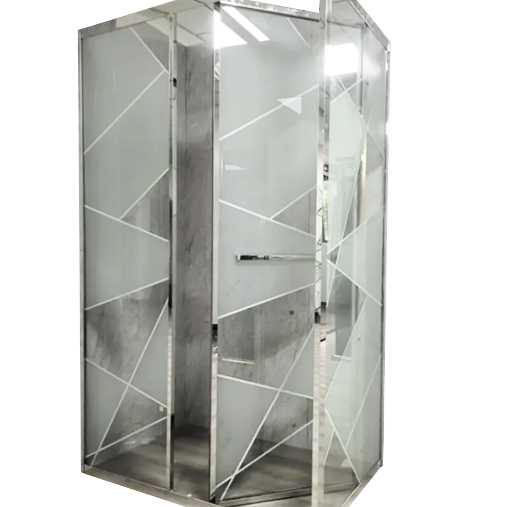 Cabină de duș ДК/CS 3410 100C (100x100x200 8mm Crom