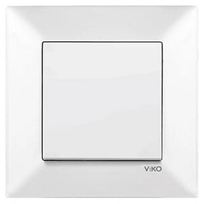 Întrerupător Meridian alb 970001